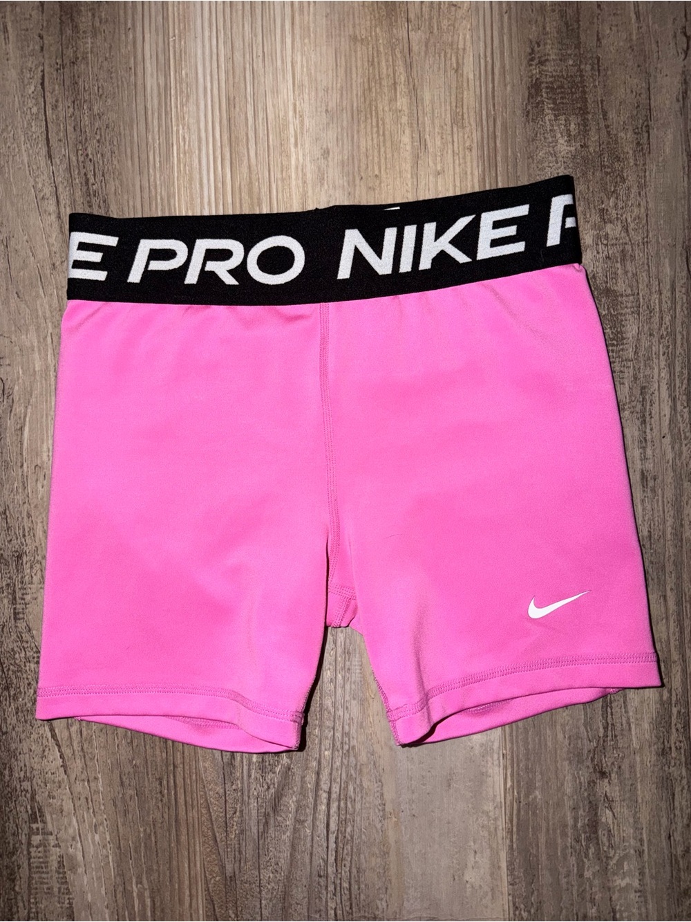 Nike Pro Women’s Dri-Fit Baby Pink Shorts-XS